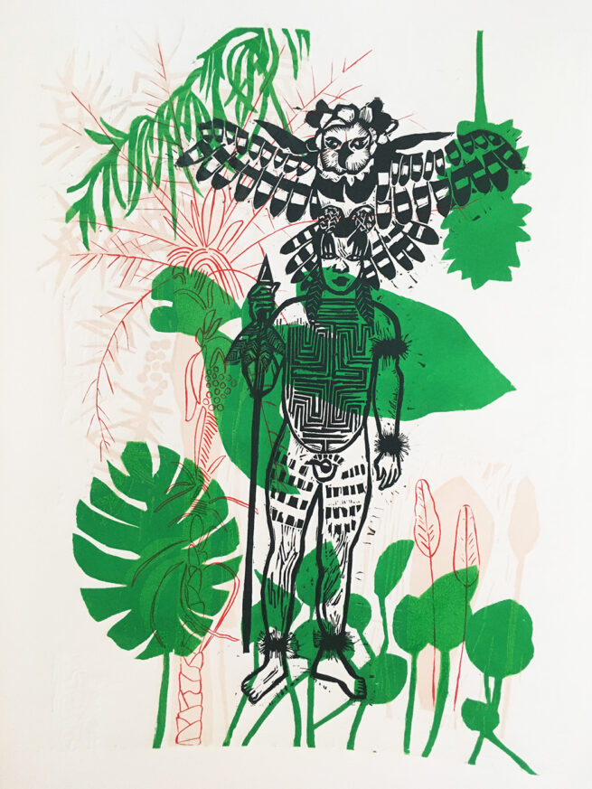 Indien - Gravure sur bois, sur lino et sérigraphie