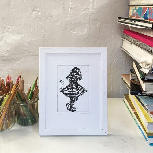 Menina dançando - Gravure au sucre sur zinc - Image 1