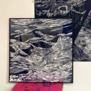 Rochers 2 M2, gravure sur bois – Image 2