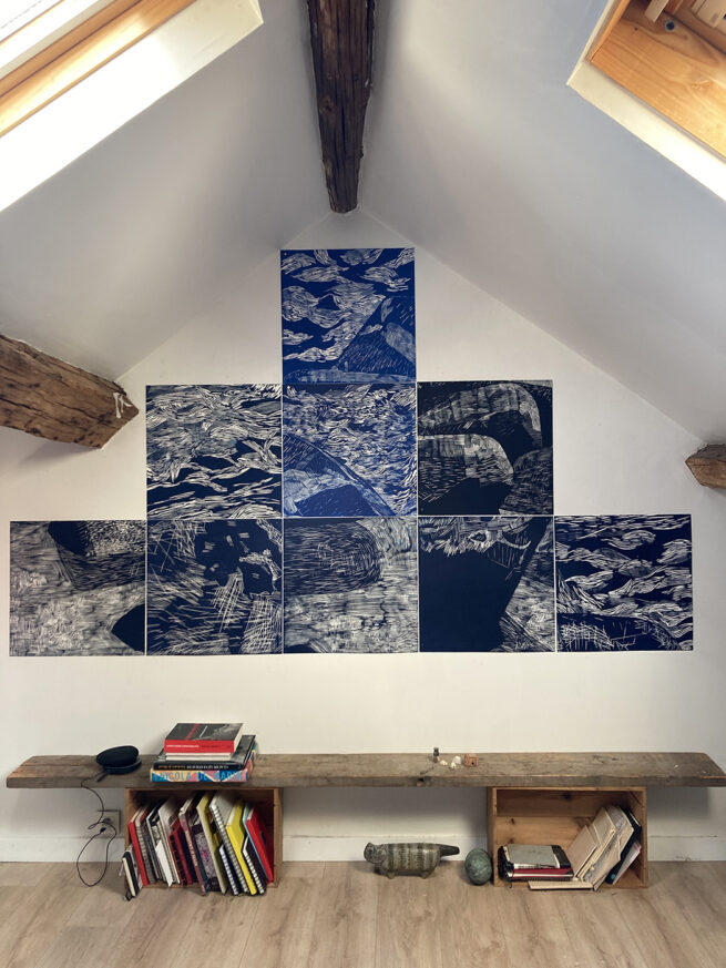 Rochers 2, module 3, gravure sur bois – Image 3