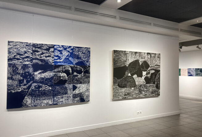 Rochers 2, gravure sur bois – Image 2