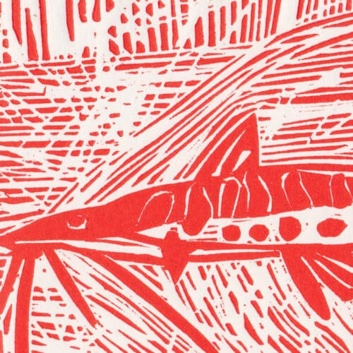 Para a terra azul, gravure sur bois - Image 3