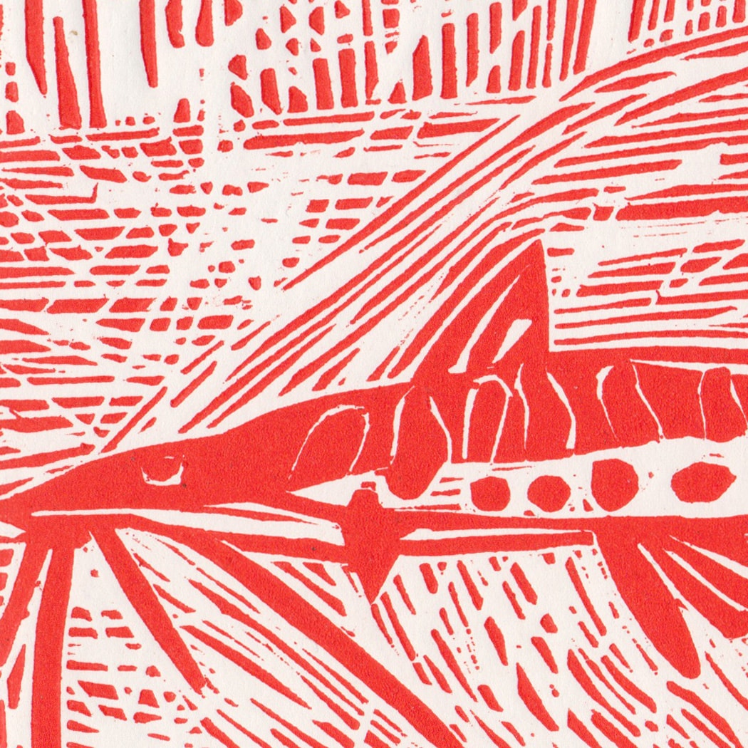 Para a terra azul, gravure sur bois - Image 3