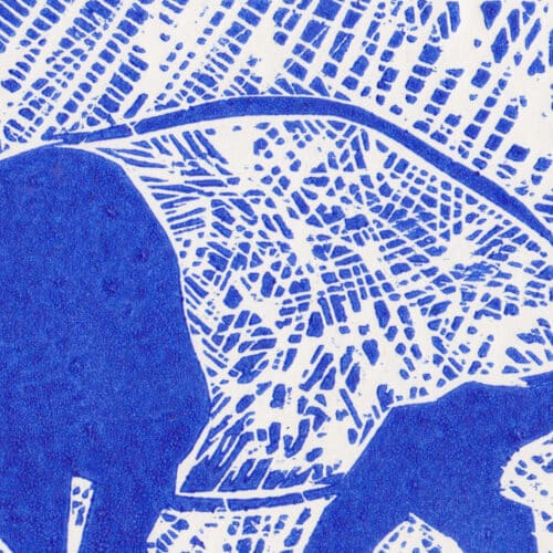 Para a terra azul, gravure sur bois - Image 4