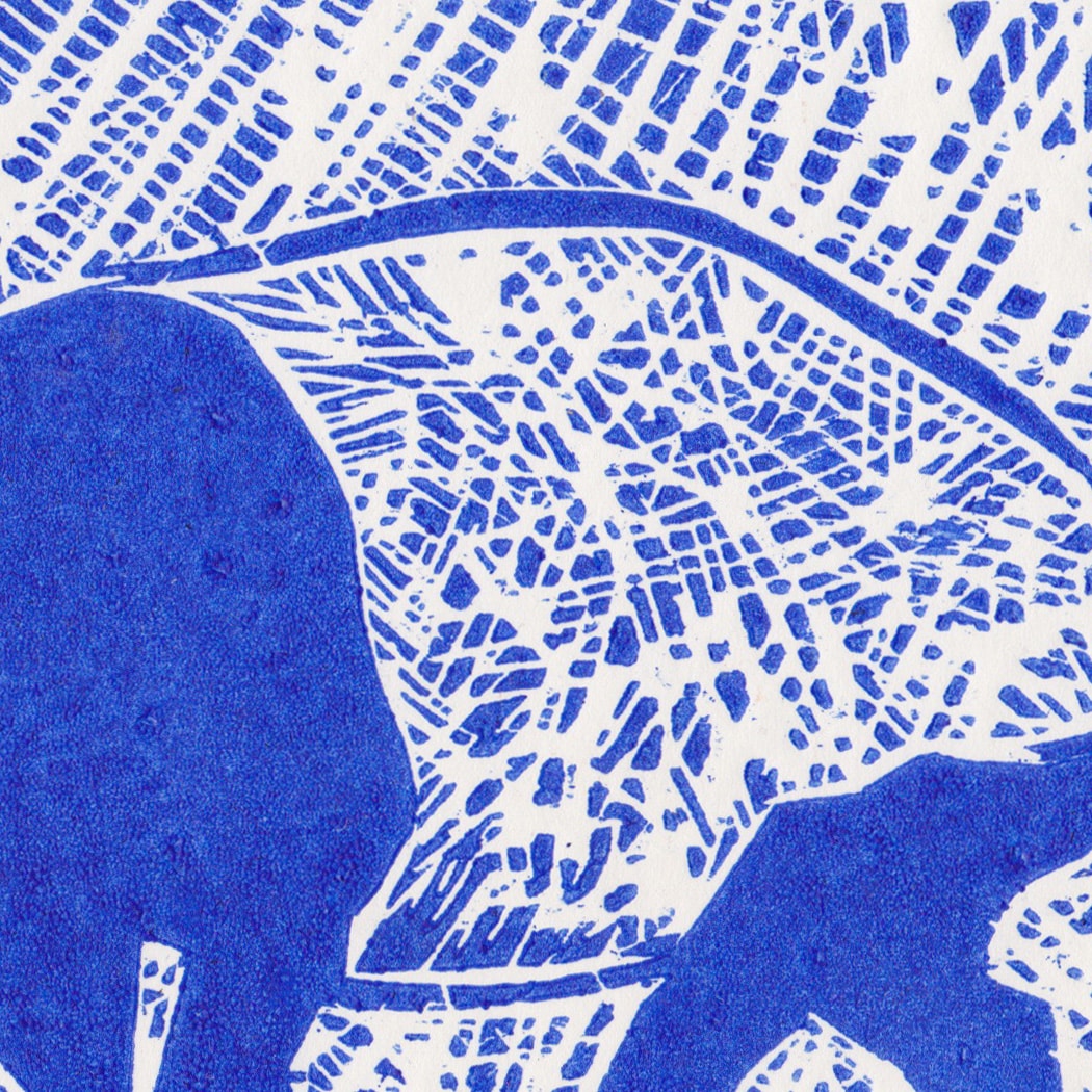 Para a terra azul, gravure sur bois - Image 4